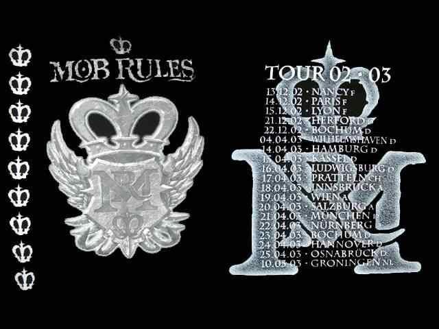 Mob Rules - Tour 2002 Logo