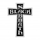 Black Sabbath - Cross Logo Cut Out White