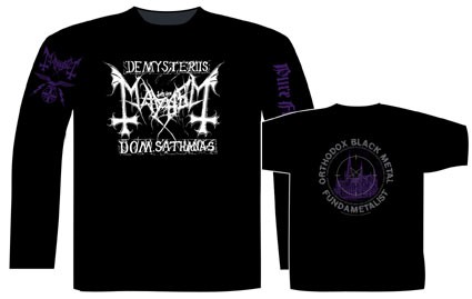 Mayhem - Orthodox Black Metal / De Mysteriis  - XL