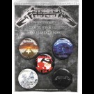 Metallica - Albums 1983-1991 Button Badge Set