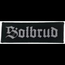 Solbrud - White Gutenberg Logo
